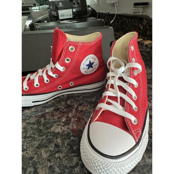 Converse Unisex CT All Star Hi M9621 Red Casual Shoes Sneakers Sz 9 M. 11 W. - Picture 2 of 6